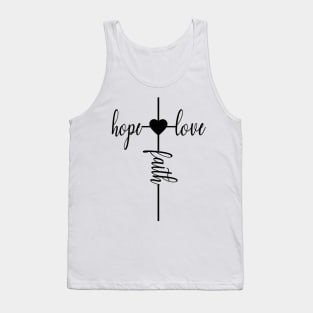 Fait hope and love Tank Top